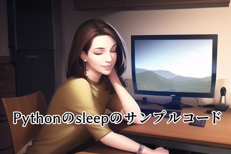 Pythonのsleepのサンプルコード