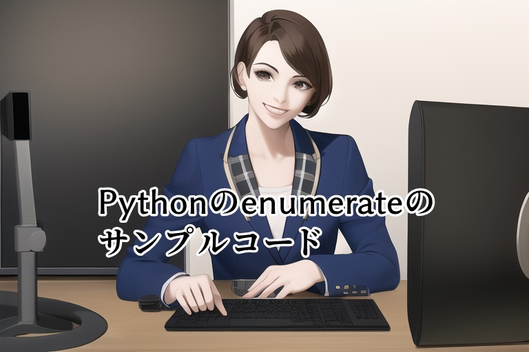 Pythonのenumerateのサンプルコード