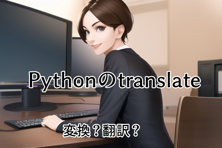 Pythonのtranslateの使い方