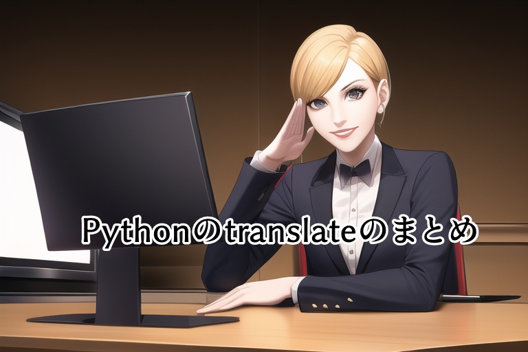 Pythonのtranslateのまとめ