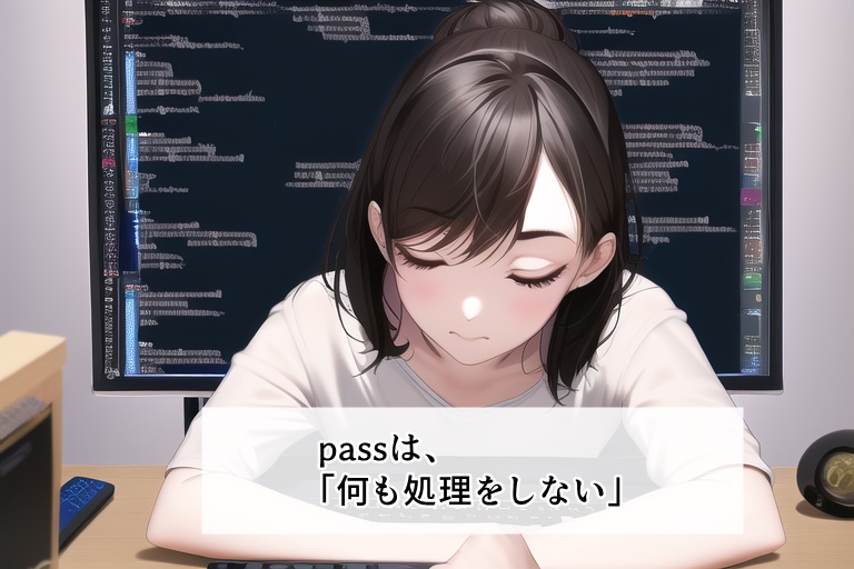 passは何も処理をしない