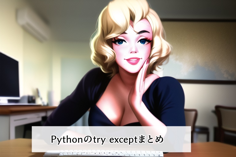 Pythonのtry exceptのまとめ