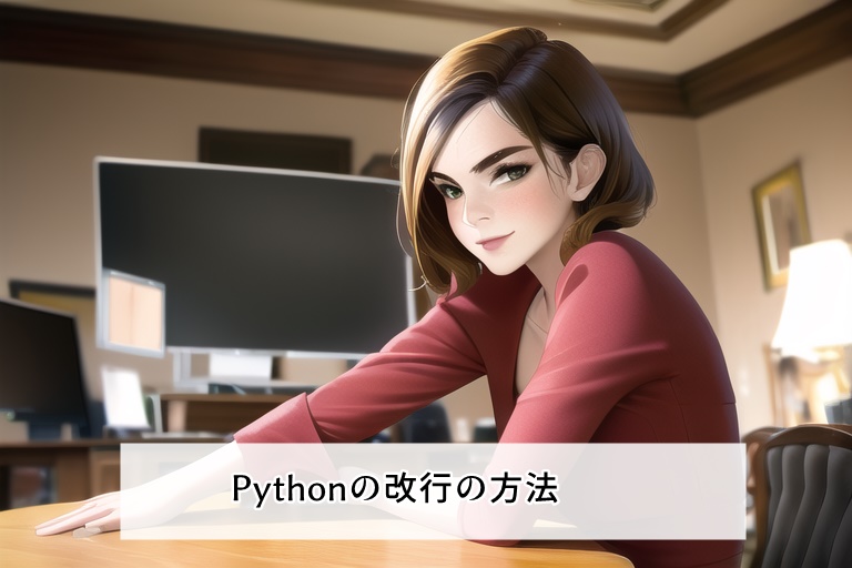 pythonの改行の方法