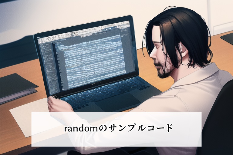 Pythonのrandomサンプルコード