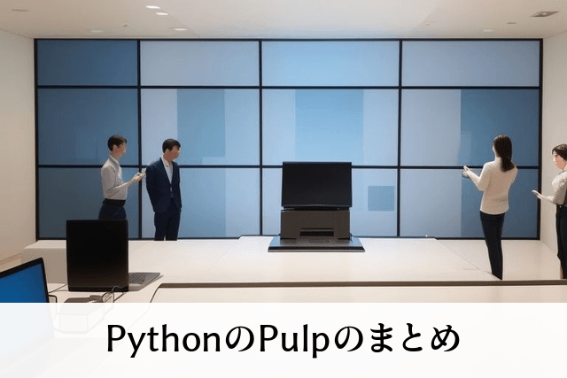 PythonのPulpのまとめ