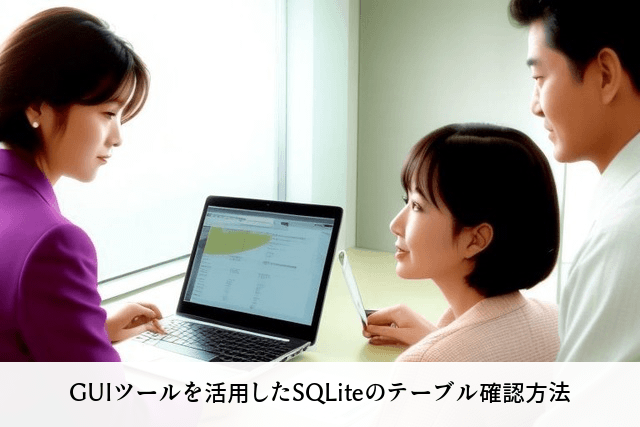 GUIツールを活用したSQLiteのテーブル確認方法