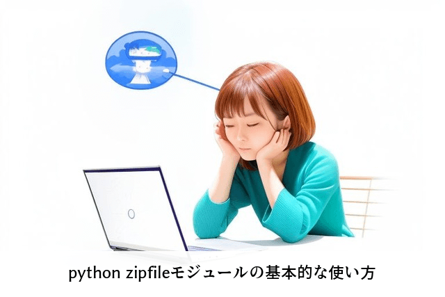 python zipfileモジュールの基本的な使い方