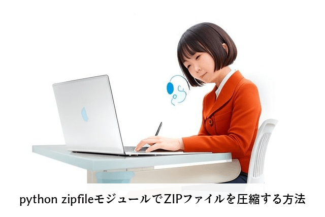 python zipfileモジュールでZIPファイルを圧縮する方法