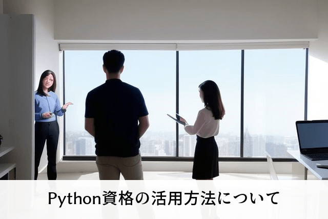 Python資格の活用方法について