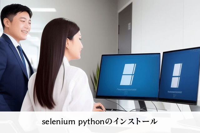 selenium pythonのインストール