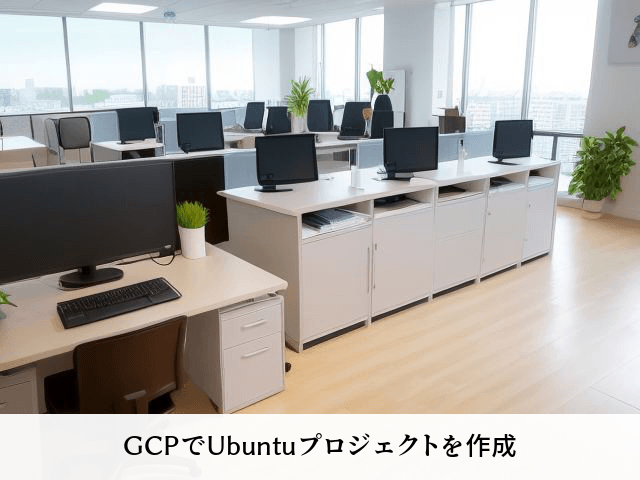 GCPでUbuntuプロジェクトを作成